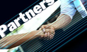 handshake by partners